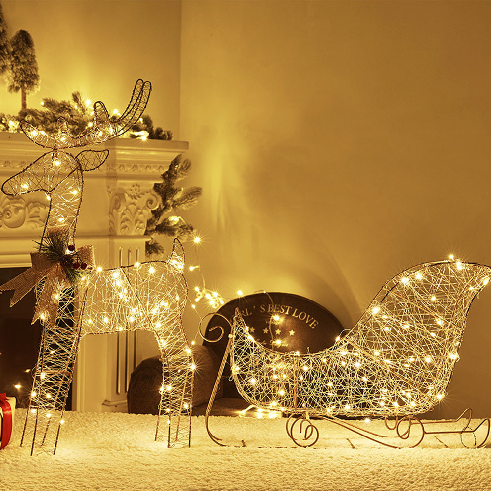 3 PCS Garden Lights String 2D  - Christmas Lights Outdoor ulasan dan harga