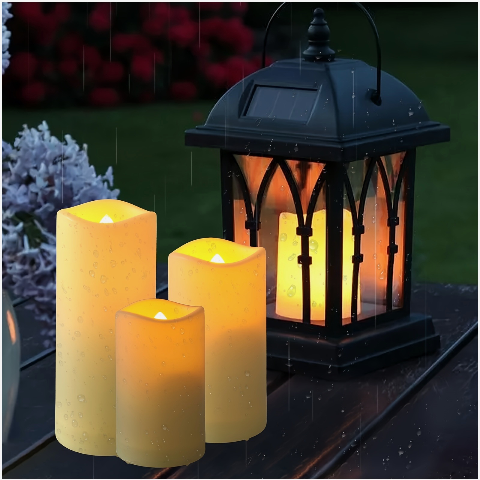 72-Piece Flameless Flickering  - Holiday Candle Set ulasan dan harga