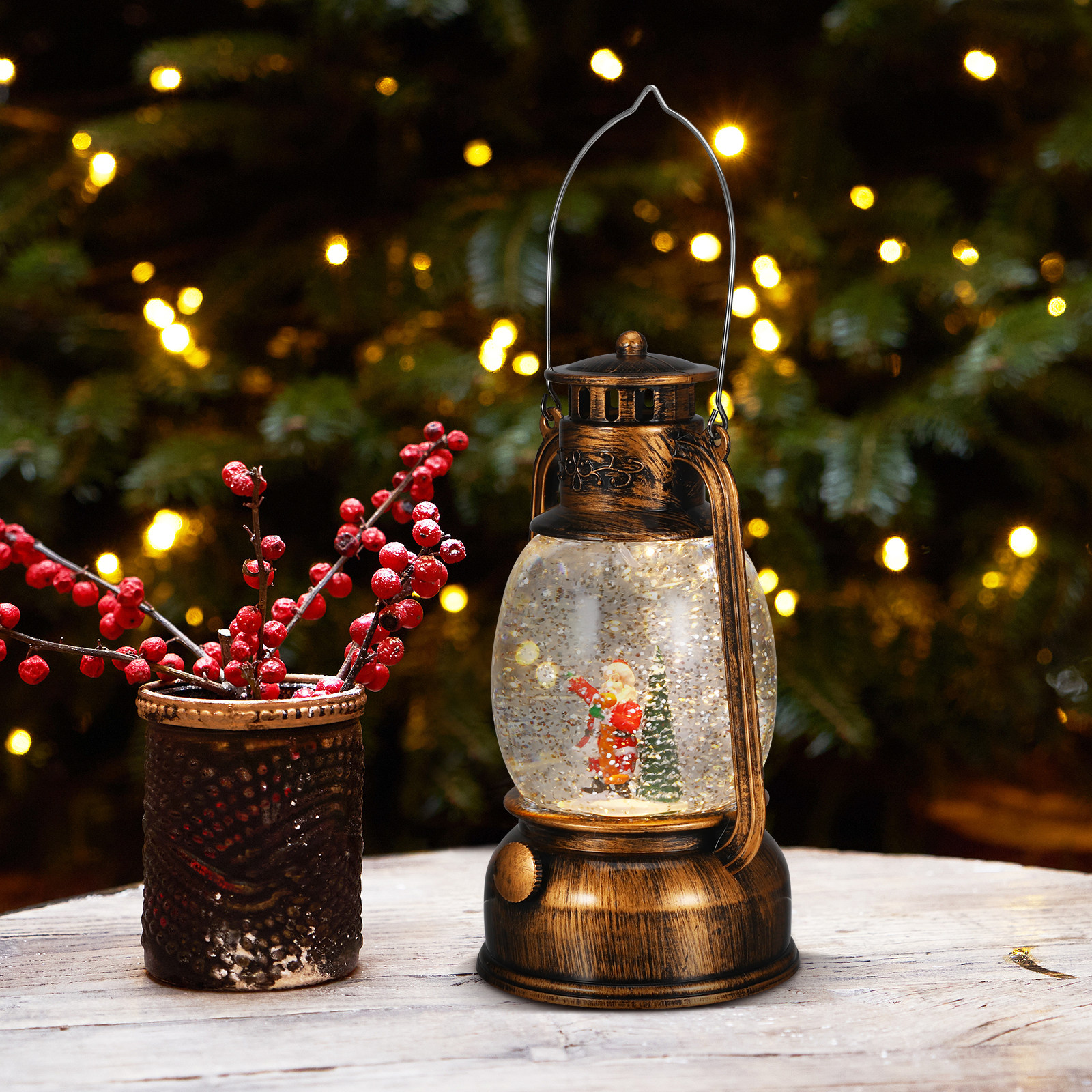 Musical Christmas Snow Globe L - Snow Globe Musical ulasan dan harga