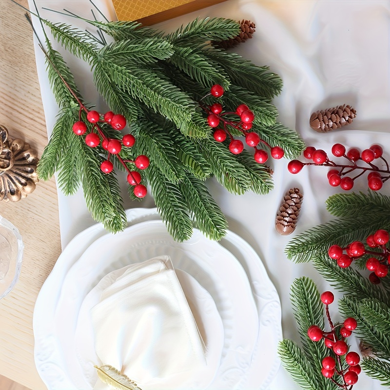 46-Branch Artificial Pine Spri - Christmas Tree Artificial ulasan dan harga