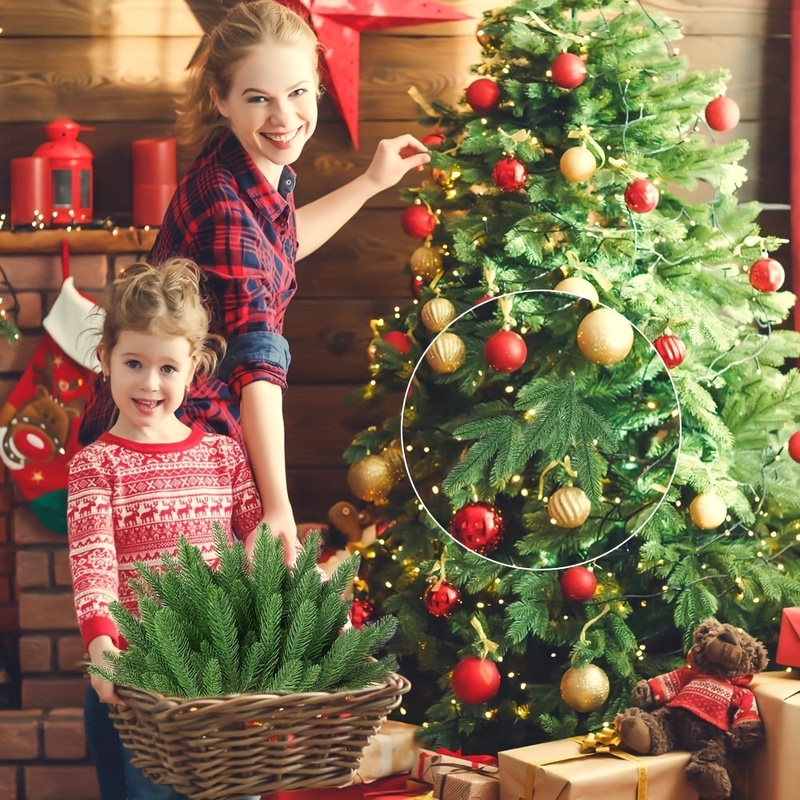 46-Branch Artificial Pine Spri - Christmas Tree Artificial ulasan dan harga