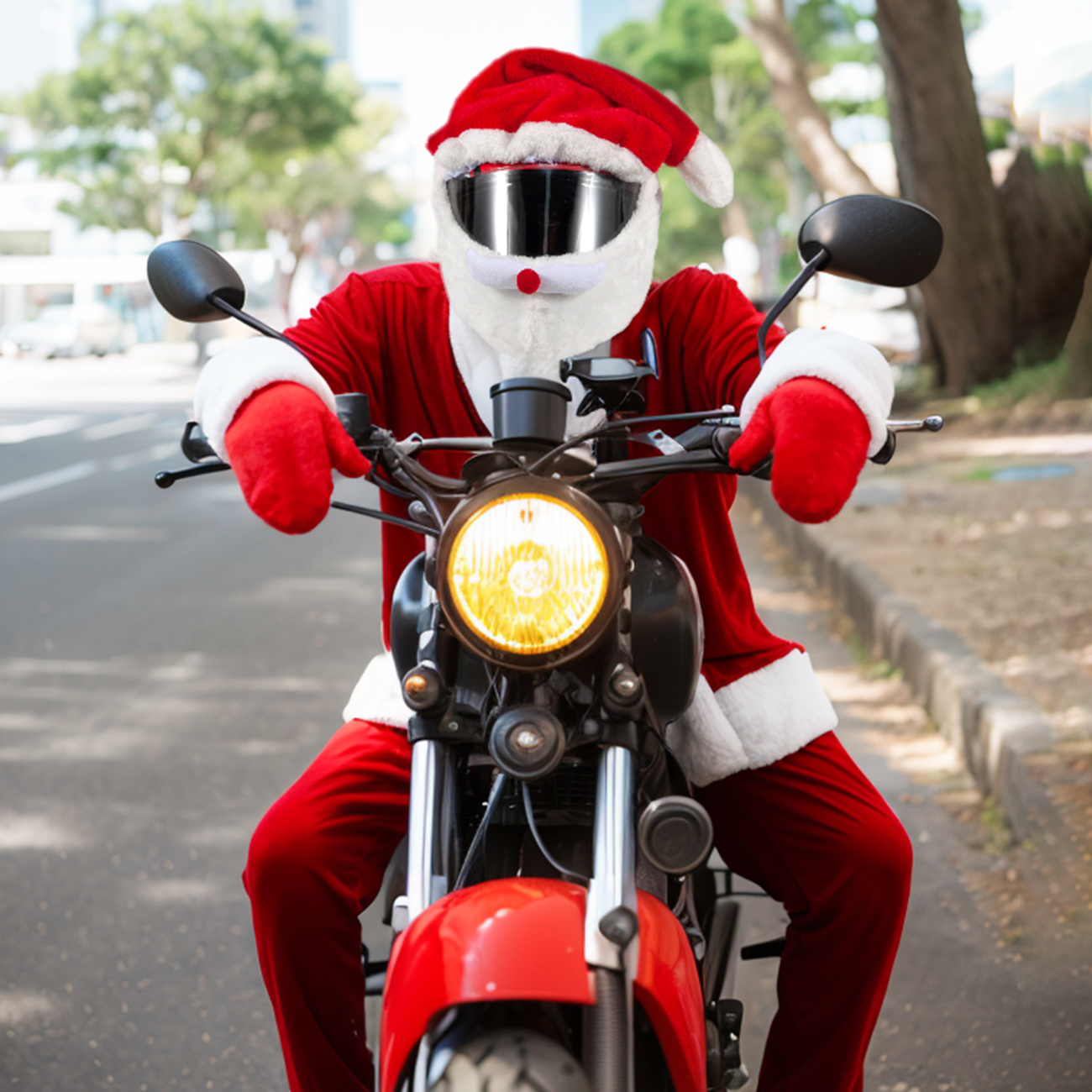 Christmas & Halloween Personal - Santa Hat Plush ulasan dan harga