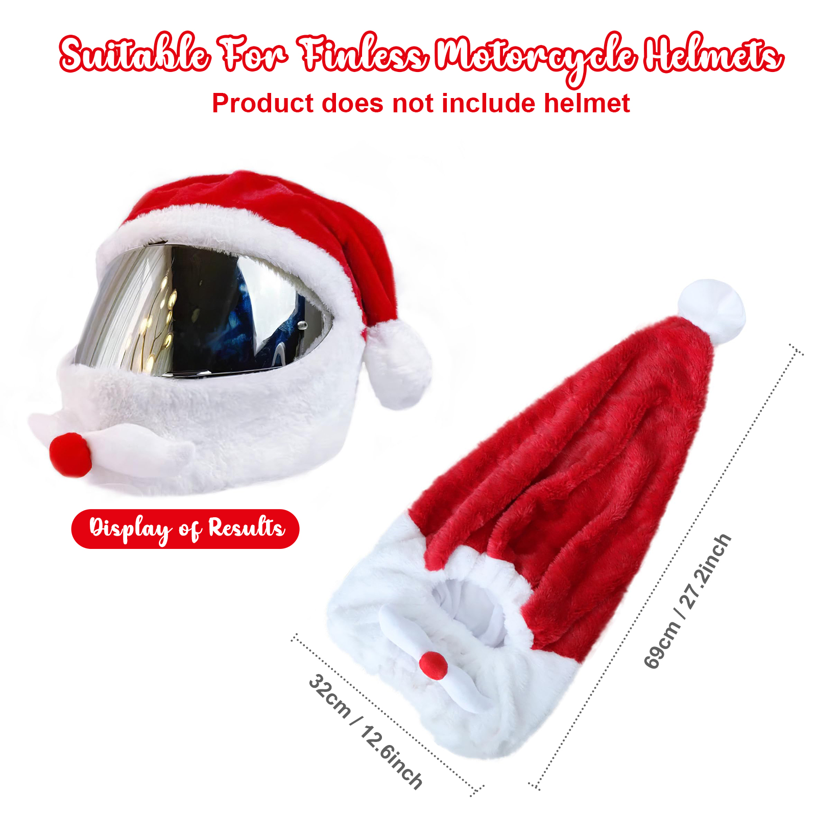 Christmas & Halloween Personal - Santa Hat Plush ulasan dan harga