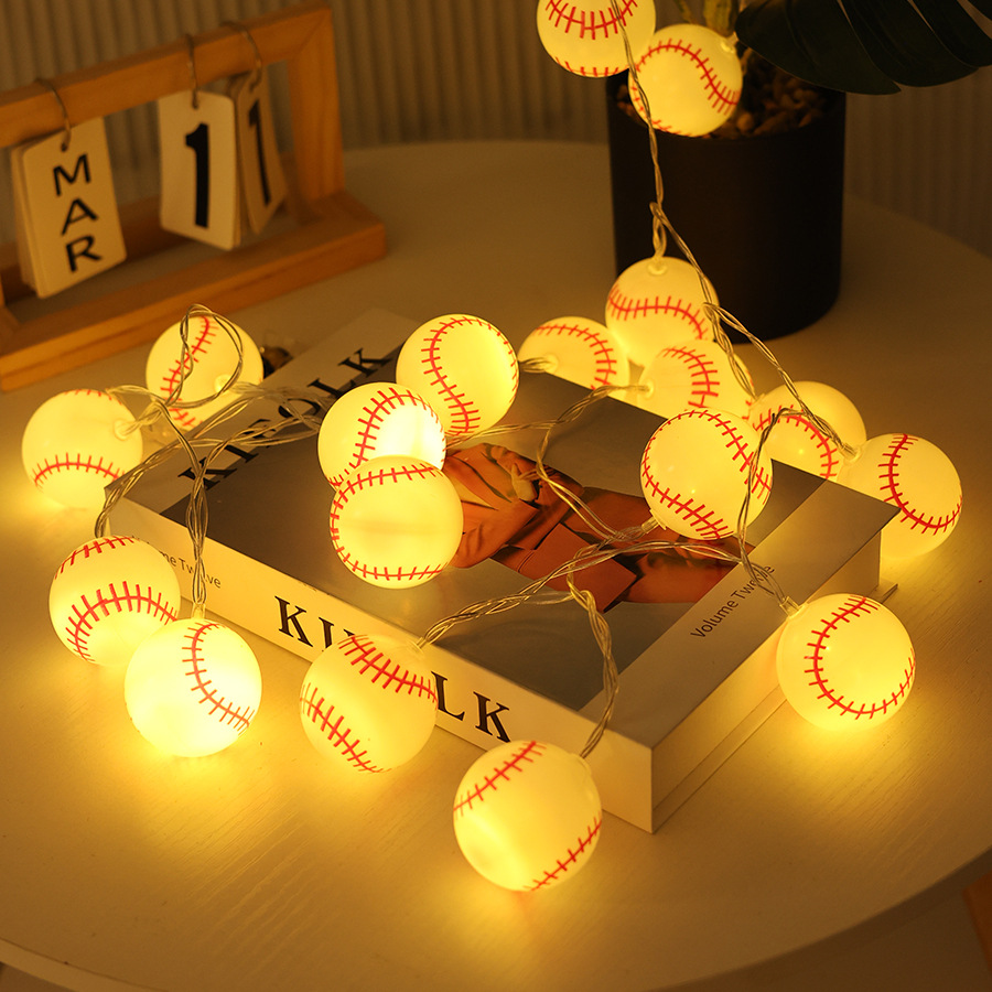 Baseball LED String Lights War - Led Fairy String Lights ulasan dan harga
