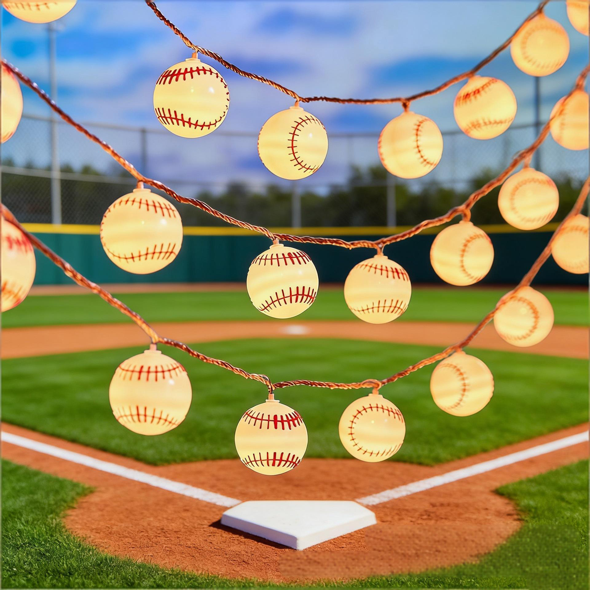 Baseball LED String Lights War - Led Fairy String Lights ulasan dan harga