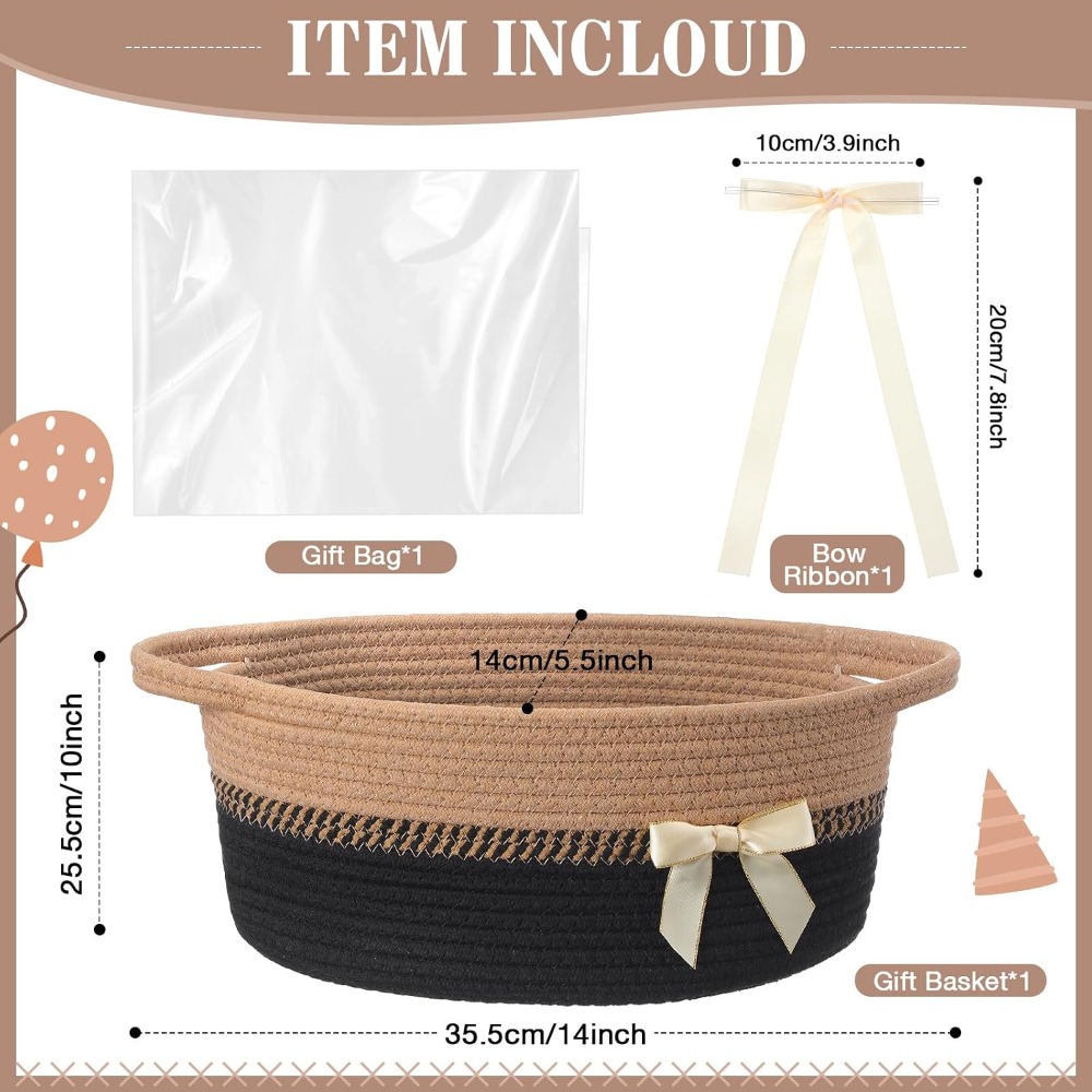 Woven Basket for Gift Empty wi - Gift Box Wrap Set ulasan dan harga