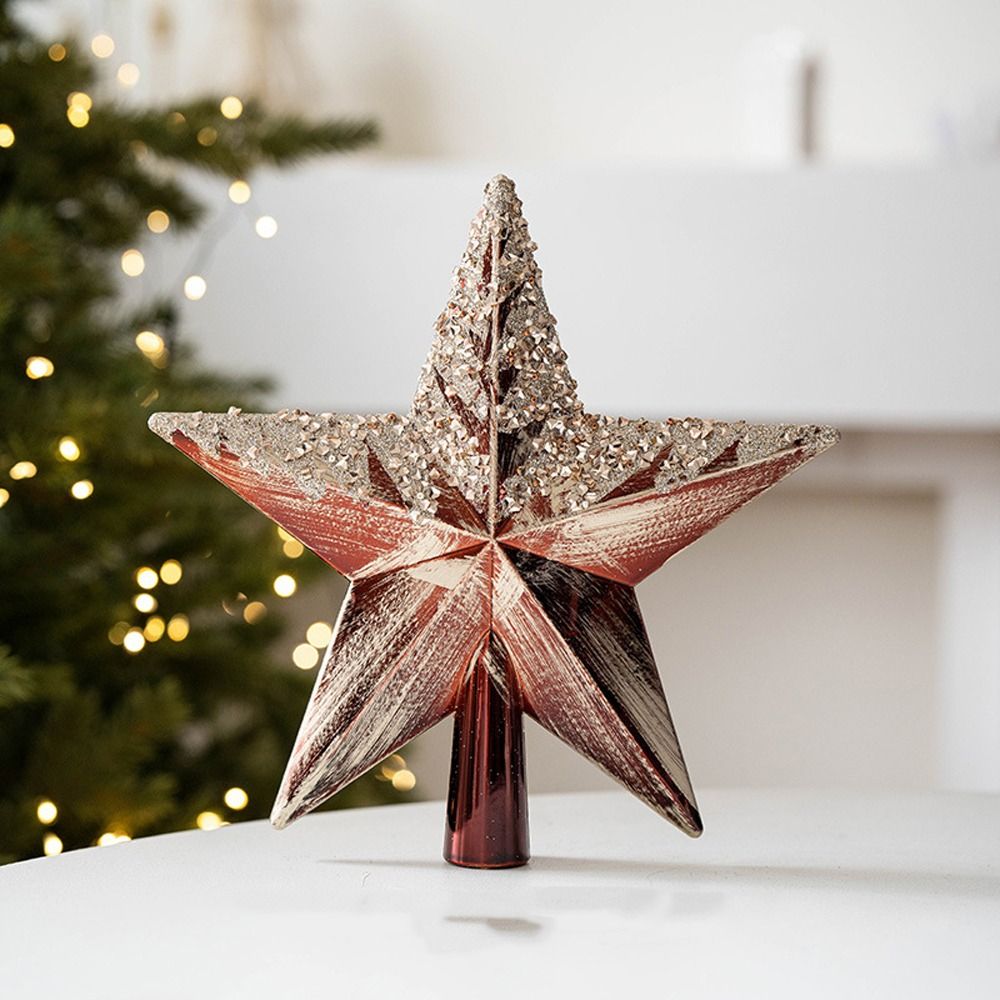 Retro Christmas Tree Topper St - Star Tree Topper ulasan dan harga