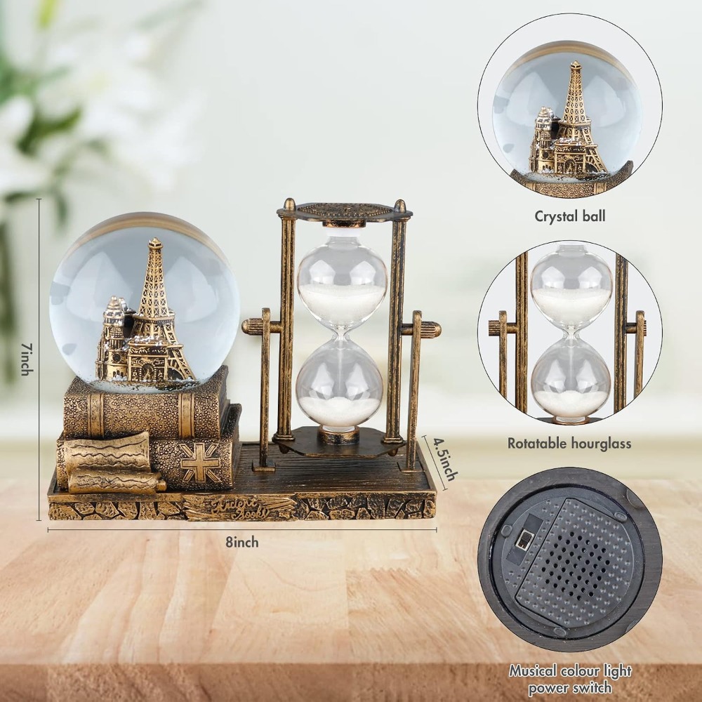 LED Music Crystal Snow Globe H - Snow Globe Musical ulasan dan harga