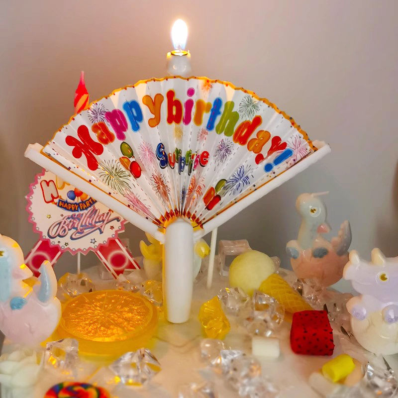 Vibrant Multi Color Automatic  - Holiday Candle Set ulasan dan harga