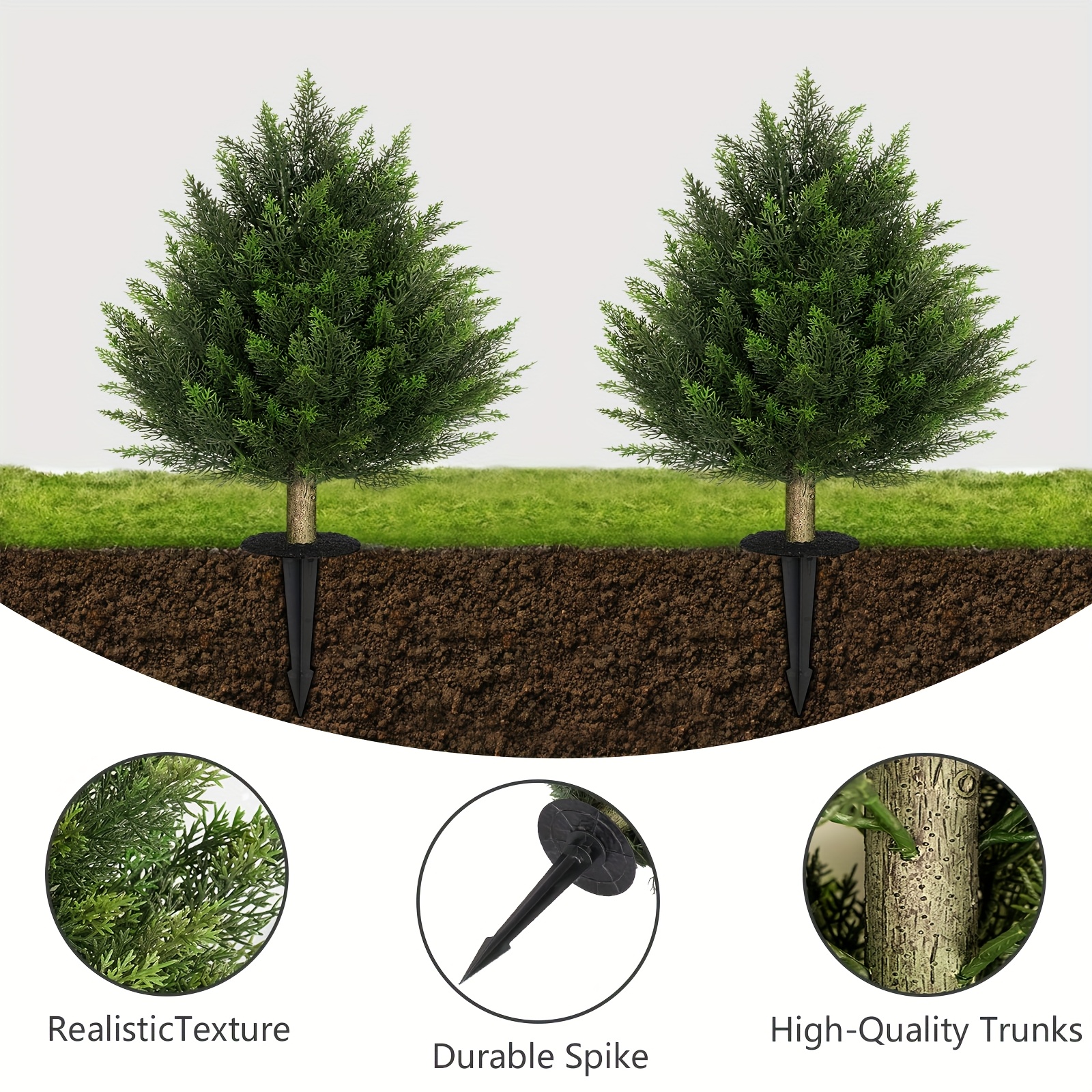 Artificial Cedar Topiary Tree  - Christmas Tree Artificial ulasan dan harga