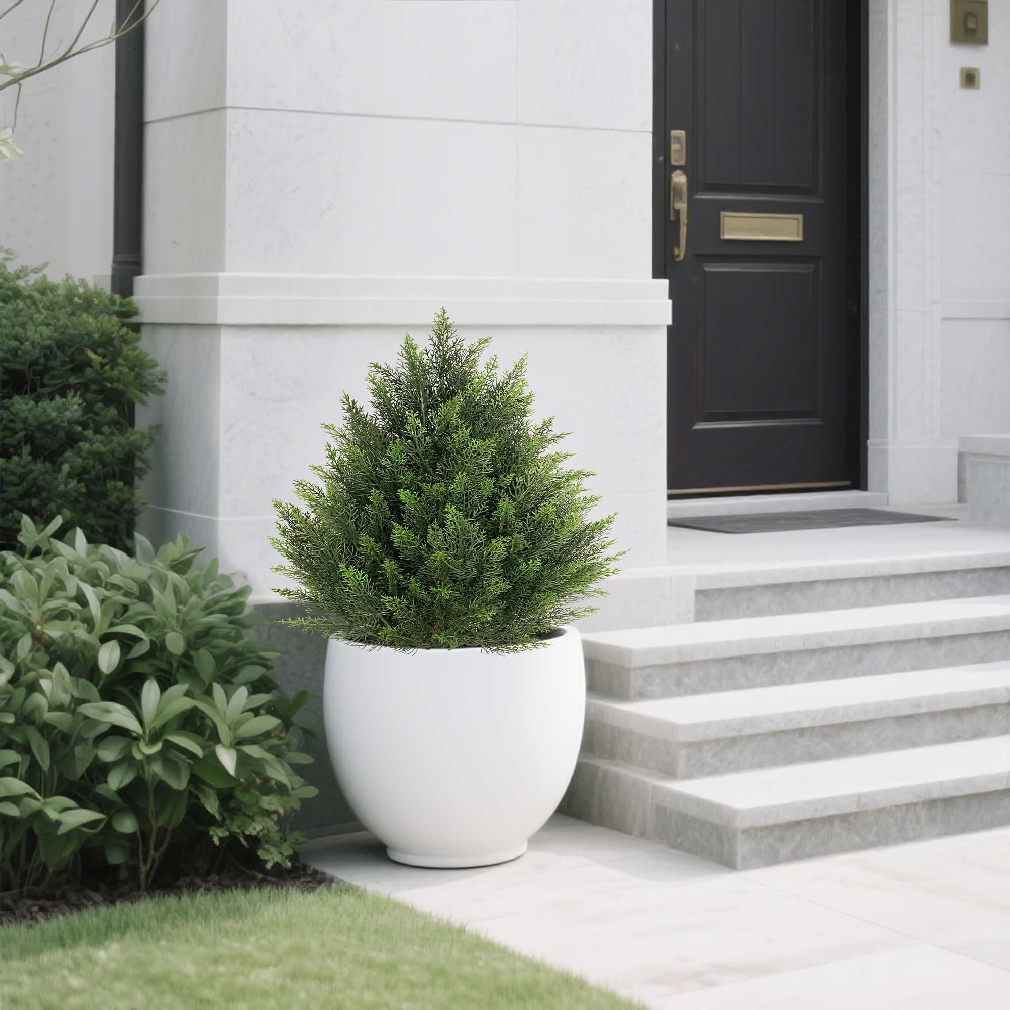 Artificial Cedar Topiary Tree  - Christmas Tree Artificial ulasan dan harga