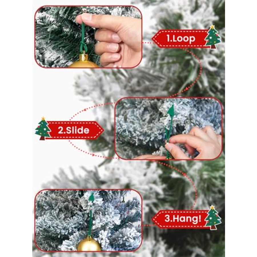 30pcs Christmas Ornament Hooks - Christmas Stocking Hanging ulasan dan harga