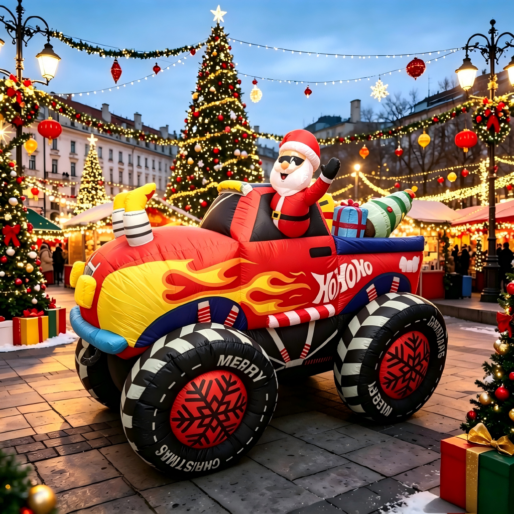 8 FT Christmas Inflatable Mons - Christmas Lights Outdoor ulasan dan harga
